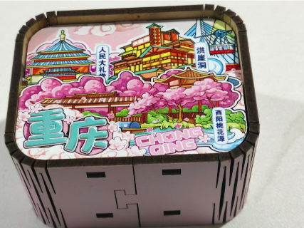 木质发条八音盒
