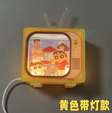 蜡笔小新电视机小夜灯