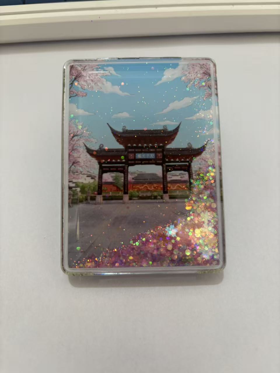文创亚克力流沙镜子